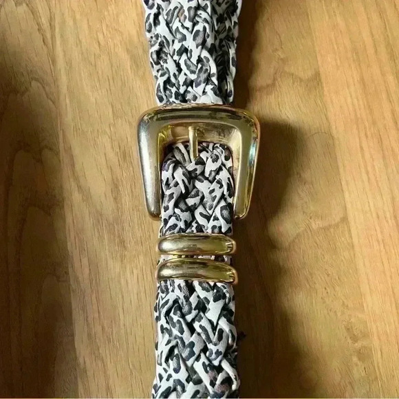 Sandy Duftler Leopard Brass Belt - Size M/L - Picture 3 of 7